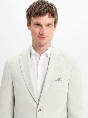 Nils Sundström Sakko mit Leinenanteil in lind - 0002