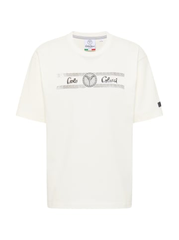 Carlo Colucci T-Shirt Di Pastena in Weiß