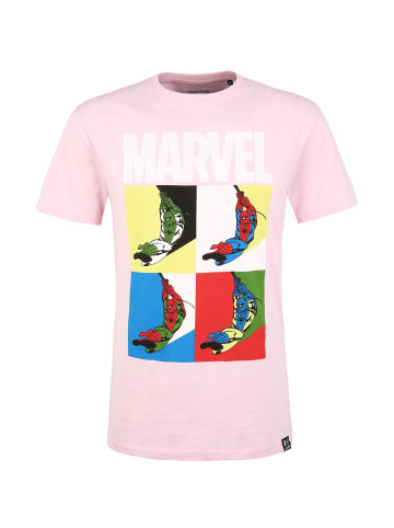 Recovered T-Shirt Marvel Spider-Man Pop Art Pink in rosa