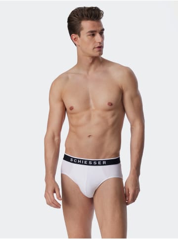 Schiesser Slip 95/5 Organic Cotton in Weiß