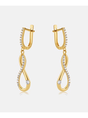 Diamant L'éternel Ohrringe aus 375 Gelbgold