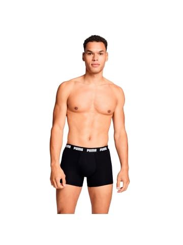 Puma Boxershort 3er Pack in Schwarz/Weiß