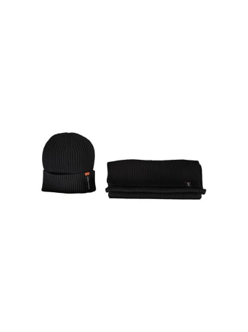 Calvin Klein Schwarzes Baumwoll-Schal-Set