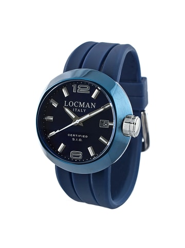 Locman Herrenuhr "Change" in Blau