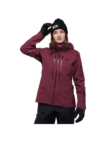 Black Diamond W RECLT STRETCH SHELL in Beere