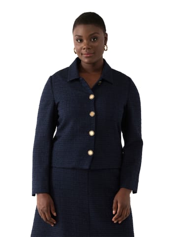 Ulla Popken Kurzjacke in nachtblau