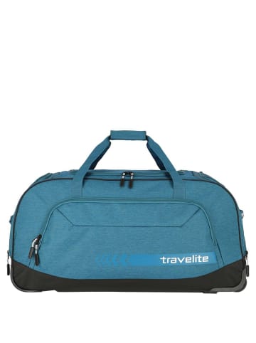 travelite Kick-Off - Rollenreisetasche 77 cm XL (schwarz) in petrol