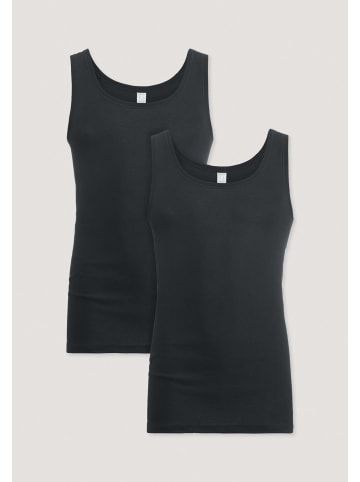 Hessnatur Fitted 2er Pack in schwarz