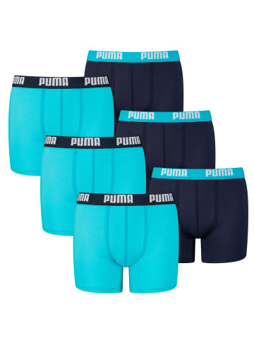 Puma Boxershorts BASIC BOXER 6er Pack in 789 - Bright Blue