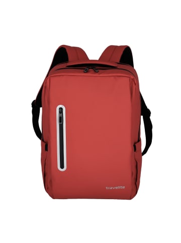 travelite Basics Rucksack 43 cm Laptopfach in rot