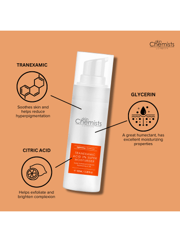 skinChemists SkinChemists 3 % Tranexamic Feuchtigkeitscreme 100ml