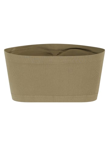 Urban Classics Bandeau Bras in khaki+khaki