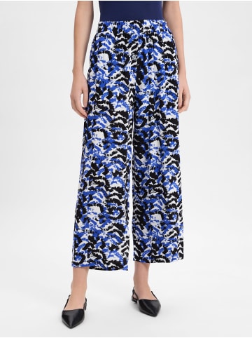 Marie Lund Stoffhose in blau schwarz - 0001