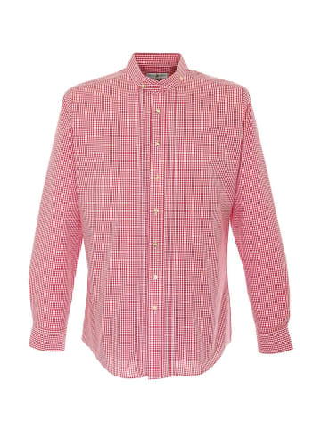 Almsach Stehkragenhemd 175CO in rot