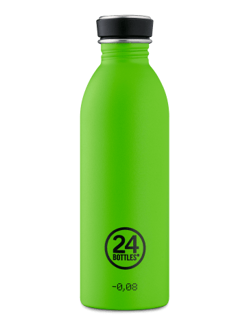 24Bottles Edelstahl Trinkflasche Urban Bottel Lime 0,5 l in grün