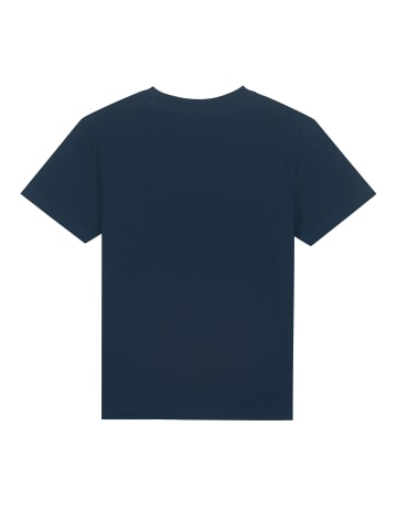 wat? Apparel T-Shirt Dinosaurier 03 Große Schwester in Dunkelblau