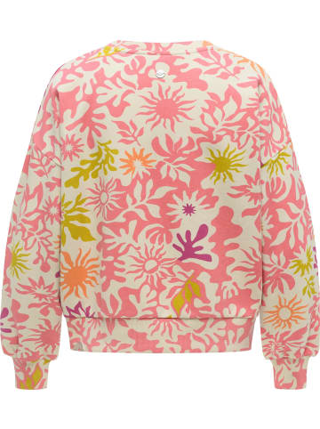 ragwear Sweater Wuss Print in Pink Combo