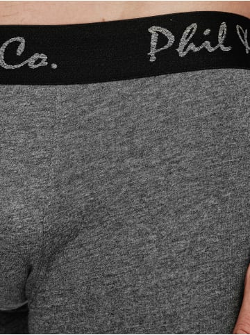 Phil & Co. Berlin  Retroshorts 8-Pack Jersey in schwarz/anthrazit