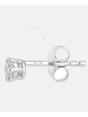Diamant L'éternel Ohrstecker aus 375 Weißgold mit Diamant