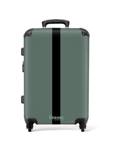 NoBoringSuitCases Suitcase, Handgepäck, Koffer, Trolley, Reisekoffer Grüner Koffer mit