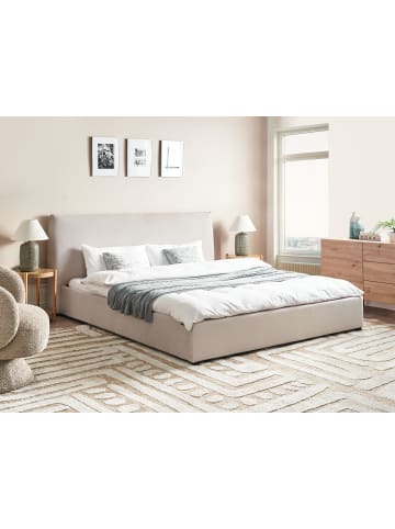 Beliani Wasserbett LAVAUR in Weiß - (W) 203 x (H) 100 x (L) 220 cm