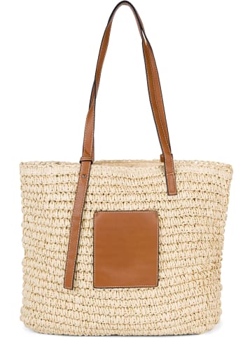 styleBREAKER Schultertasche in Beige