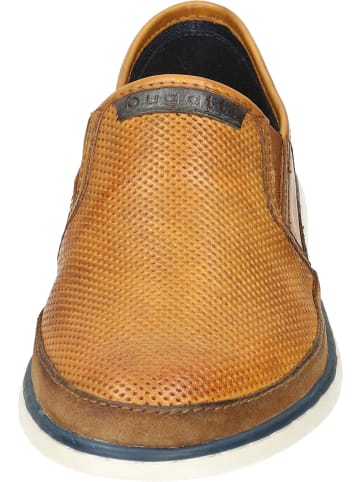 Bugatti Denim Klassische Slipper in cognac