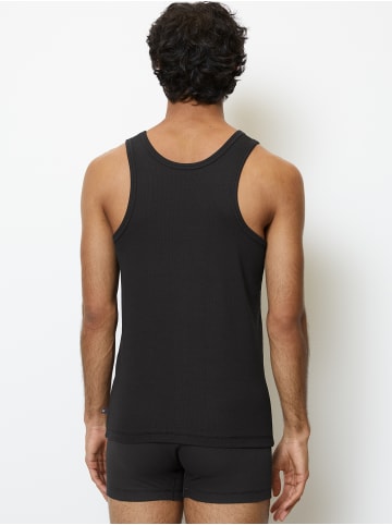 Marc O'Polo Tanktop Iconic Rib in Schwarz