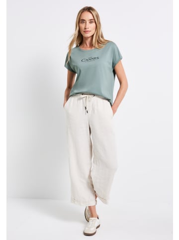 Street One 'Shirt mit Folien-Wording' Blau