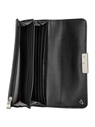 Mandarina Duck Hera 3.0 - Geldbörse 12cc 19 cm L (black) in schwarz