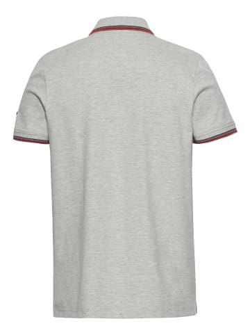 Bruno Banani Poloshirt in grau melange
