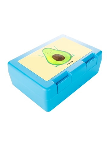 Mr. & Mrs. Panda Lunchbox Avocado Glücklich ohne Spruch in Gelb Pastell