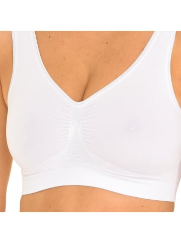 Intimidea Sport-BH in White