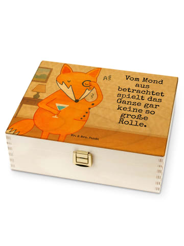 Mr. & Mrs. Panda Teebehälter Fuchs Lord Design mit Spruch in Weiß