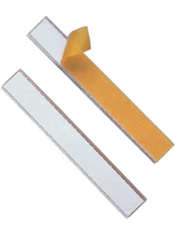 Durable Beschriftungsfenster Schildfix 20x200mm selbstklebend Packung mit 10 Stück