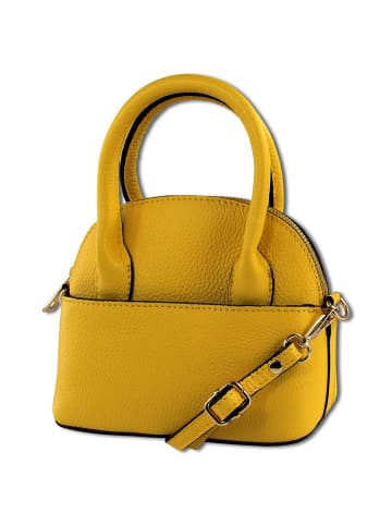 Toscanto Leder Umhängetasche Toscanto Tasche gelb ca. 20cm