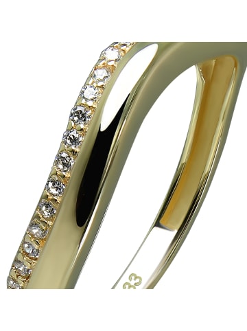 GoldDream Ring Gold 333 Gelbgold - 8 Karat Welle Größe 54 (17,2)