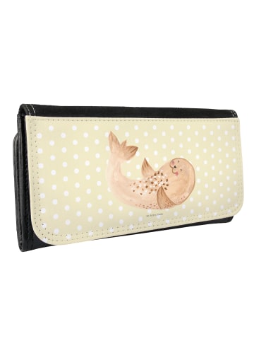 Mr. & Mrs. Panda Wallet Robbe Liegen ohne Spruch in Gelb Pastell