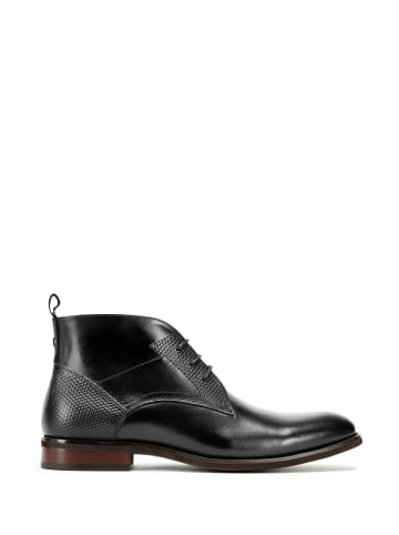Wittchen Men's leather brown lace-up boots with geometric details I WITTCHEN in Black