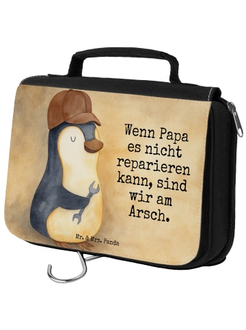 Mr. & Mrs. Panda Kulturbeutel Wenn Papa es nicht reparieren kann... in Weiß