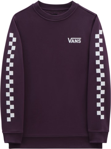 Vans Shirt "Exposition Check Crew" in Lila