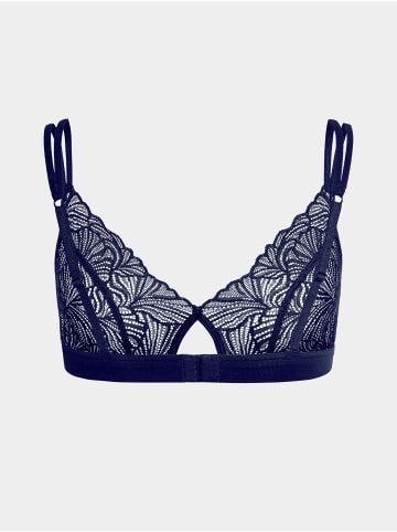 Erlich Textil  FLUID LACE CUT-OUT BRALETTE in mitternachtblau