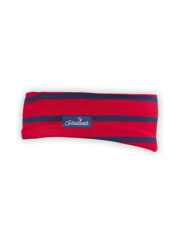 SCHIETWETTER Stirnband  dehnbar, modisch, flauschig in red-navy