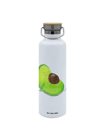 Mr. & Mrs. Panda Edelstahl Trinkflasche Avocado Schwangerschaft ... in Weiß