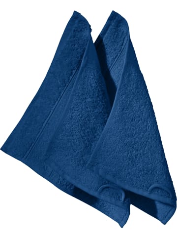 Erwin Müller Frottier Seiftuch 2er-Pack Karlsruhe in dunkelblau