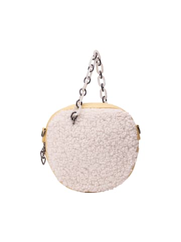 myMo Damen Tasche Mit Teddyfell in CREME