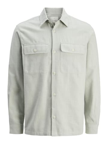 Jack & Jones Overshirt in Aqua Gray