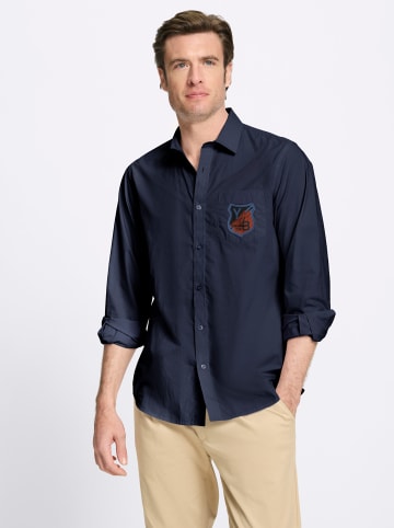 WITT WEIDEN Langarm-Hemd in marine