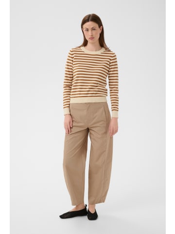 PART TWO Strickpullover GertiaPW Classic fit in Brown Stripe