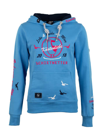 SCHIETWETTER Hoodie Finja Flüstertüte in jeans
